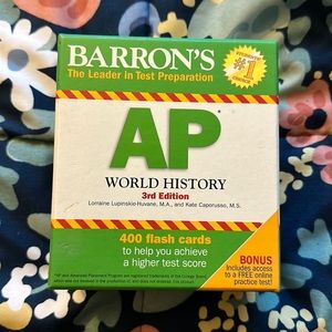 AP WORLD HISTORY FLASH CARDS 3rd ADDITION